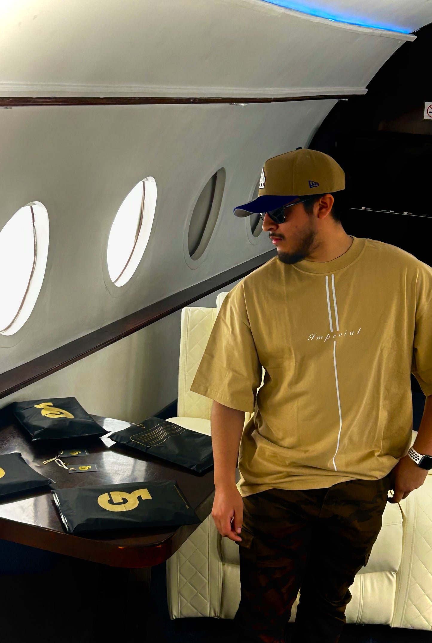 Camisa oversize (modelo Imperial) color Arena